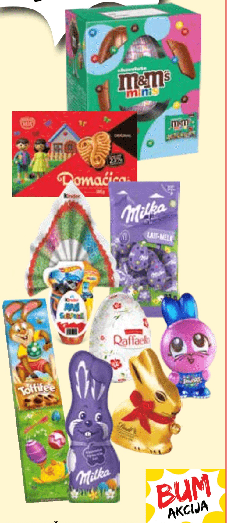 Velikonočne sladkarije - Akcija v trgovini Tuš