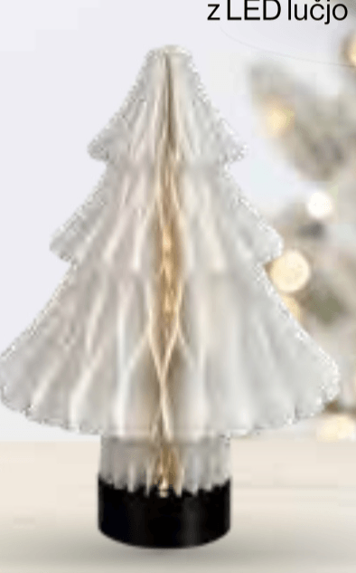 Papirnati okrasek smreka - Akcija v trgovini Mercator