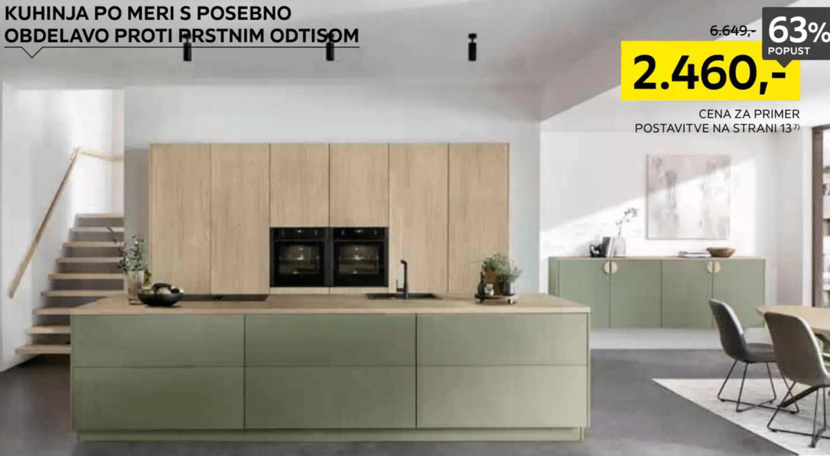 Kuhinja po meri c'elina - Akcija v trgovini Lesnina