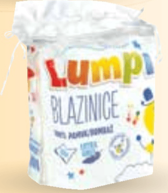 Otroške blazinice Lumpi 60/1 - Akcija v trgovini Mercator