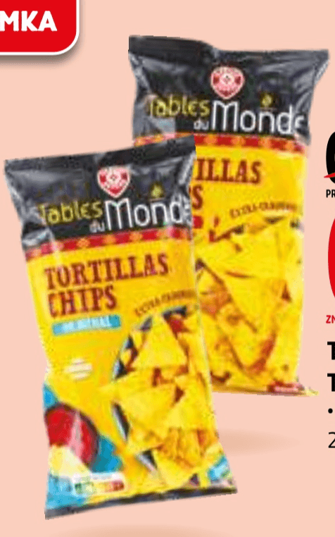 Tortilja čips Tables du Monde 200 g - Akcija v trgovini E.Leclerc