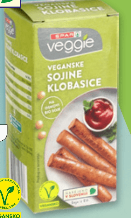 Sojine klobasice 110 g SPAR veggie - Akcija v trgovini Spar