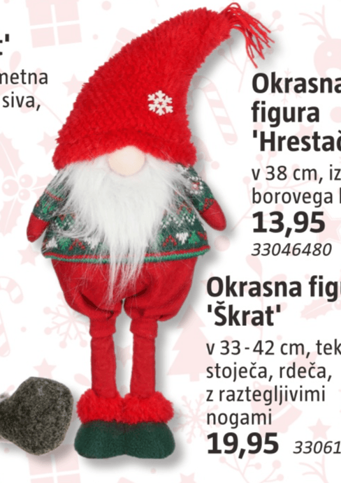 Okrasna figura 'Škrat' - Akcija v trgovini Bauhaus