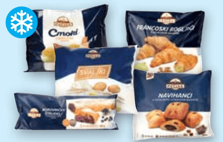 Zamrznjeni izdelki Pekarna Pečjak - Akcija v trgovini Spar