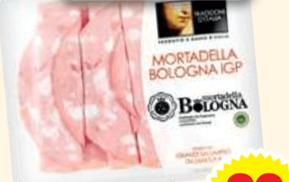 Mortadela Bologna IGP 150 g - Akcija v trgovini E.Leclerc