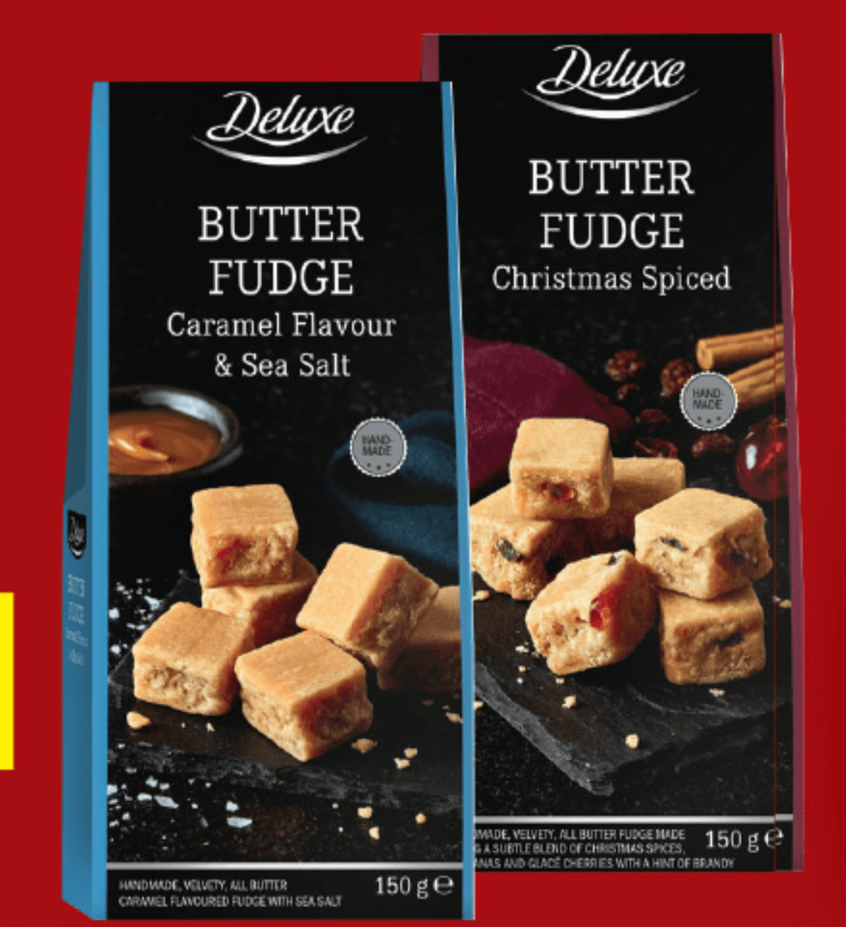 Deluxe Maslene karamele „Fudge“ 150 g - Akcija v trgovini Lidl