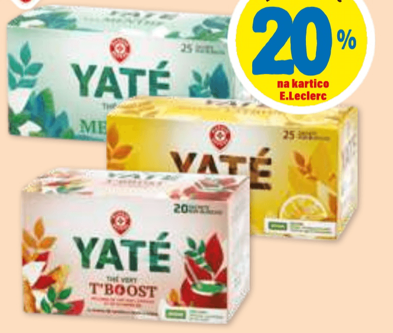 Čaji Yaté - Akcija v trgovini E.Leclerc