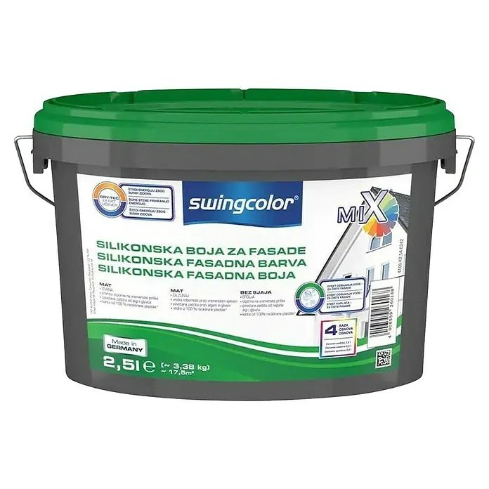 Silikonska fasadna barva 10 l - Akcija v trgovini Bauhaus