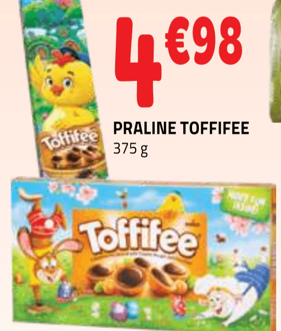 Praline Toffifee 375 g - Akcija v trgovini E.Leclerc