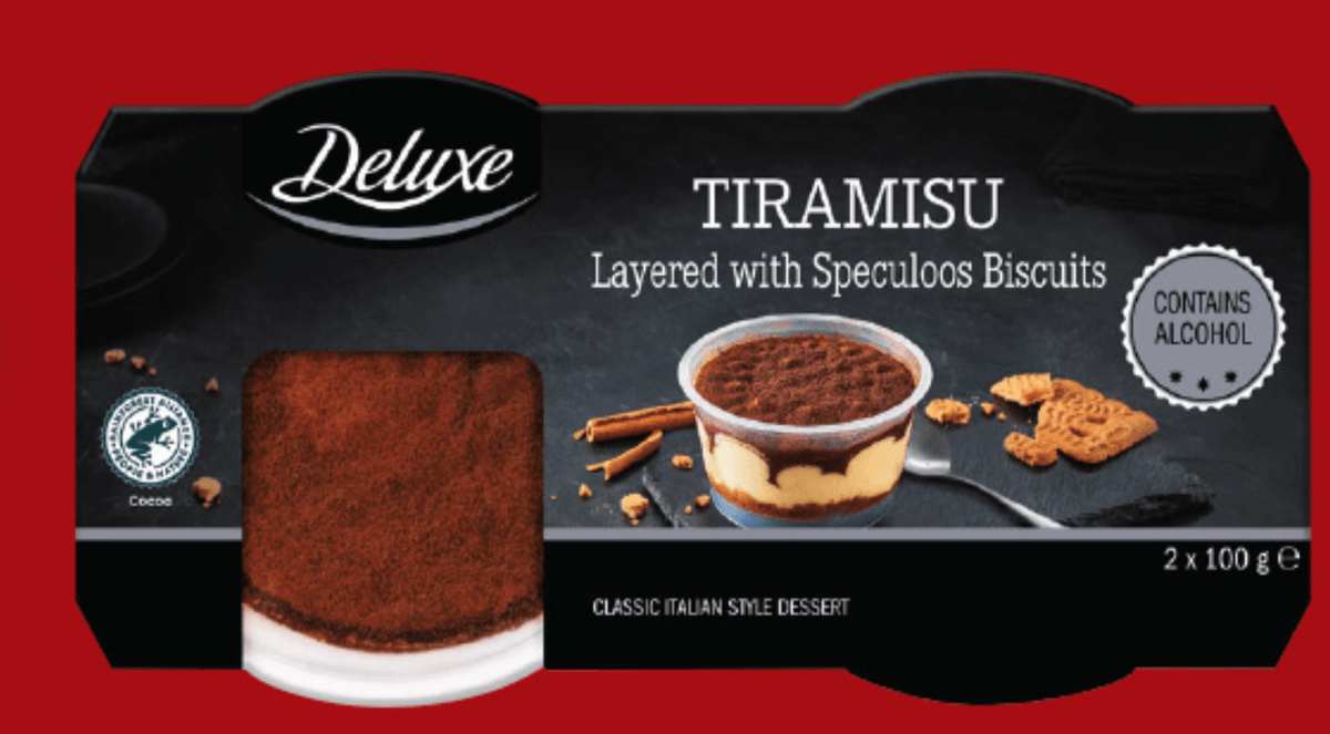 Deluxe Tiramisu s piškoti Spekulatius 2 x 100 g - Akcija v trgovini Lidl