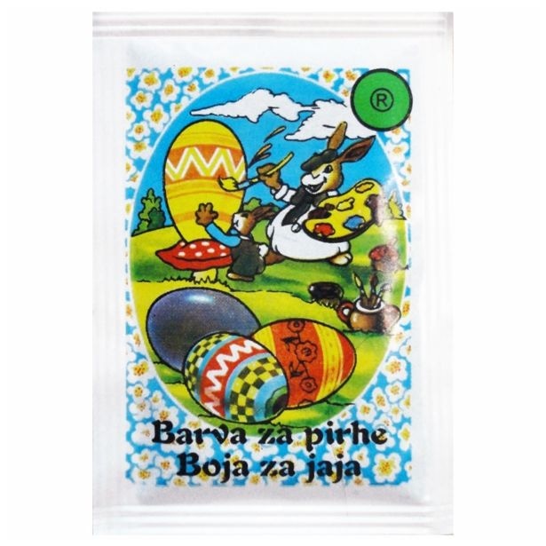 Barva za pirhe z nalepkami Berčon - Akcija v trgovini E.Leclerc