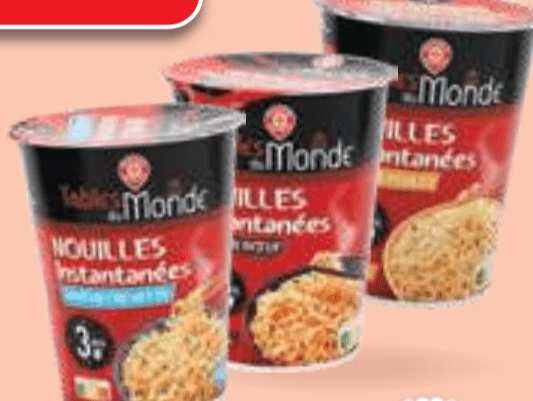 Instant rezanci Tables du Monde 61,5 g - Akcija v trgovini E.Leclerc