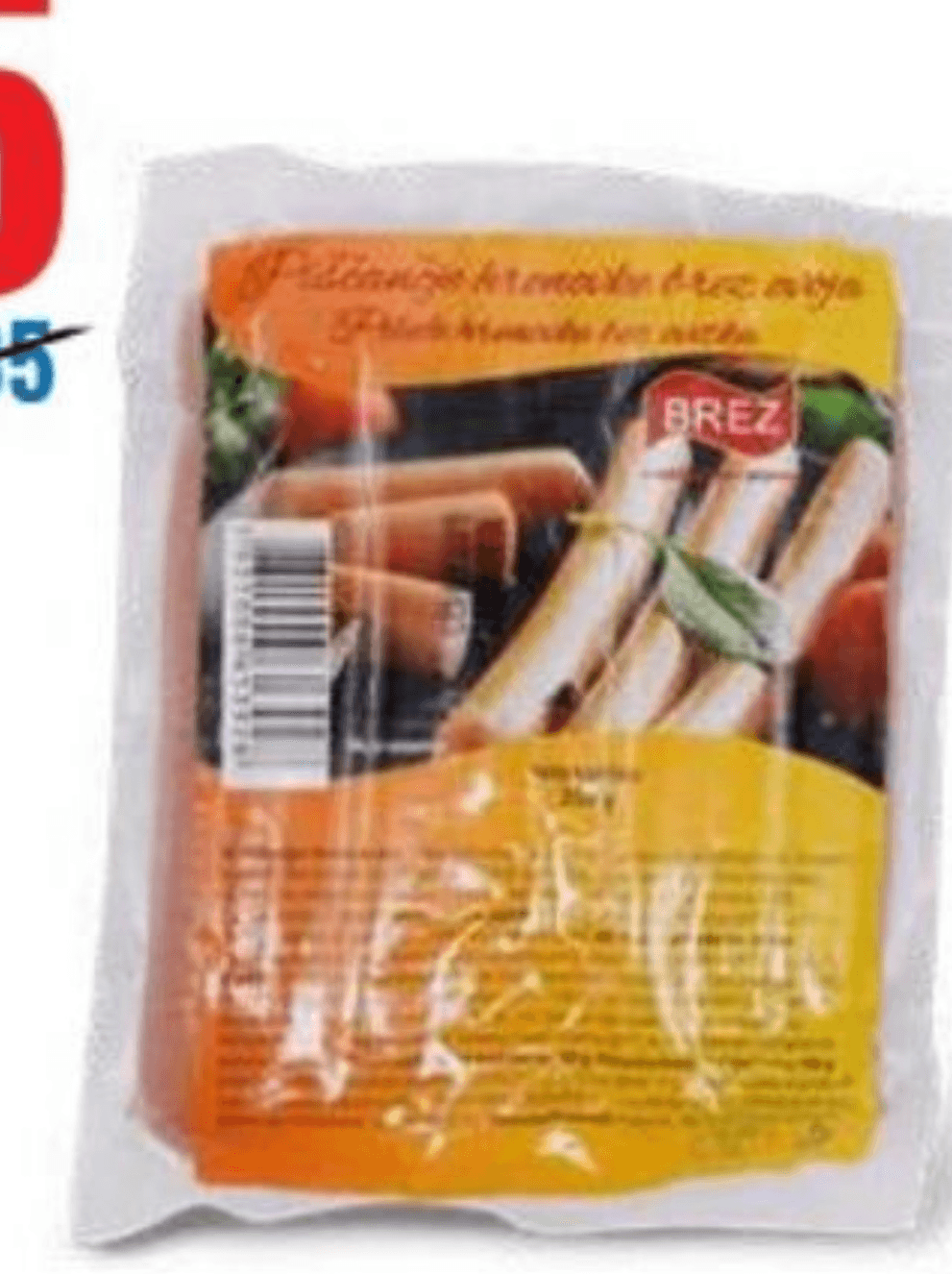 Piščančje hrenovke brez ovoja 200 g - Akcija v trgovini Eurospin