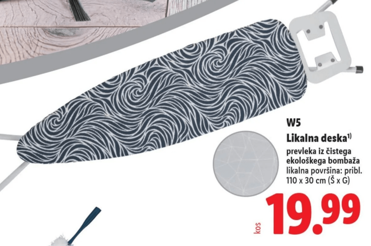 W5 Likalna deska - Akcija v trgovini Lidl