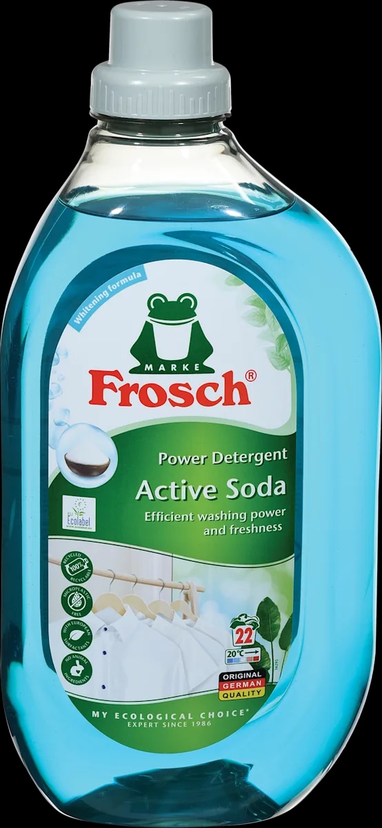Frosch Active Soda tekoči detergent 22 pranj - Akcija v trgovini Dm