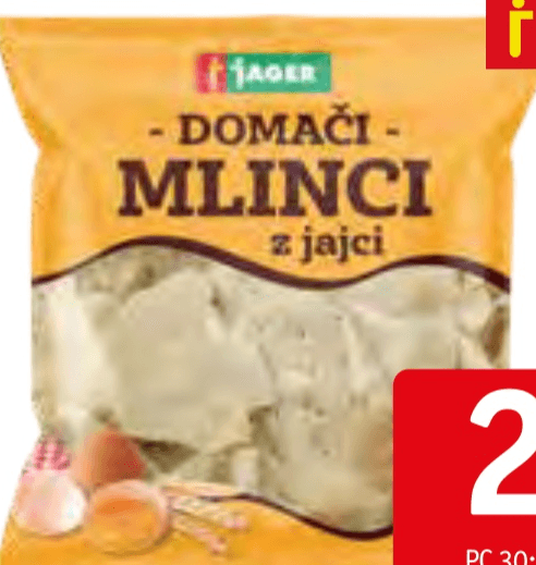 Domači mlinci 500 g Jager - Akcija v trgovini Jager