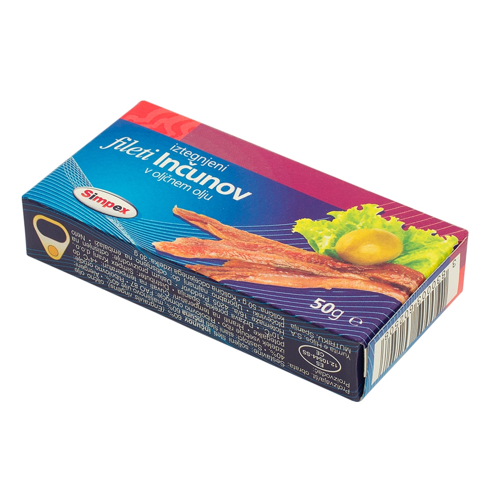 Fileti inčunov 50 g - Akcija v trgovini Jager