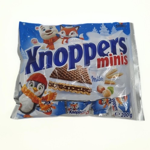 Knoppers Vafelj Mini 200 g - Akcija v trgovini Spar