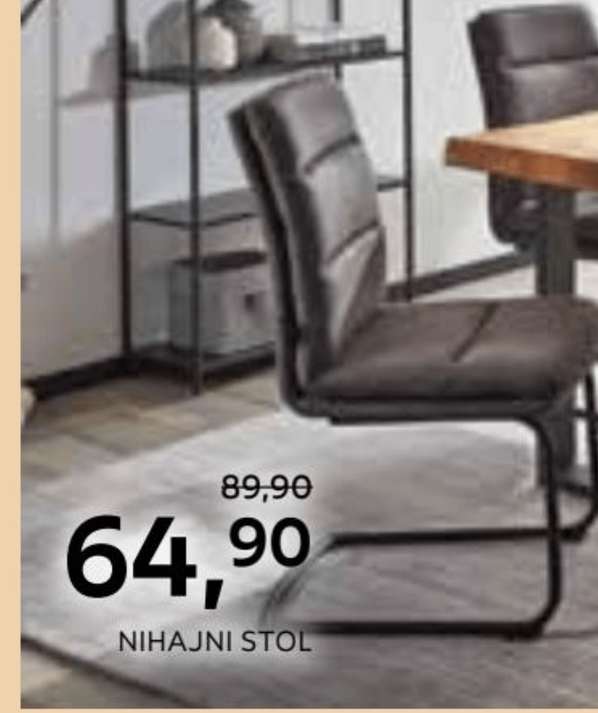 Nihajni stol - Akcija v trgovini Lesnina