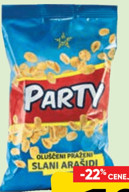 Arašidi 250 g - Akcija v trgovini Tuš