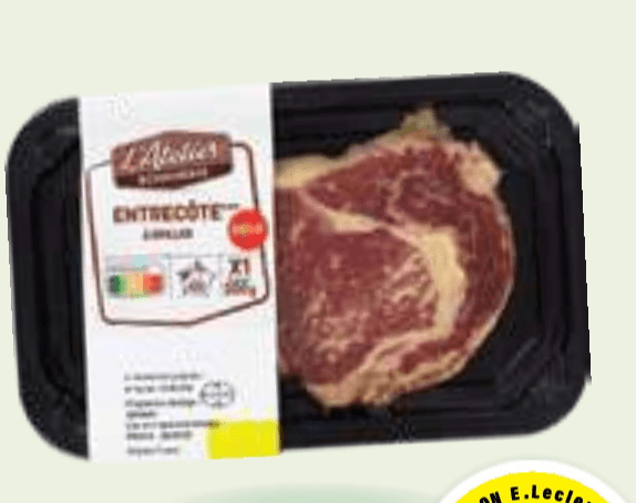 Ribeye steak 200 g L'Atelier - Akcija v trgovini E.Leclerc
