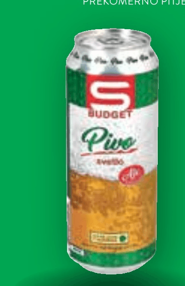 Pivo Ale nefiltrirano 0,5 l S-BUDGET - Akcija v trgovini Spar