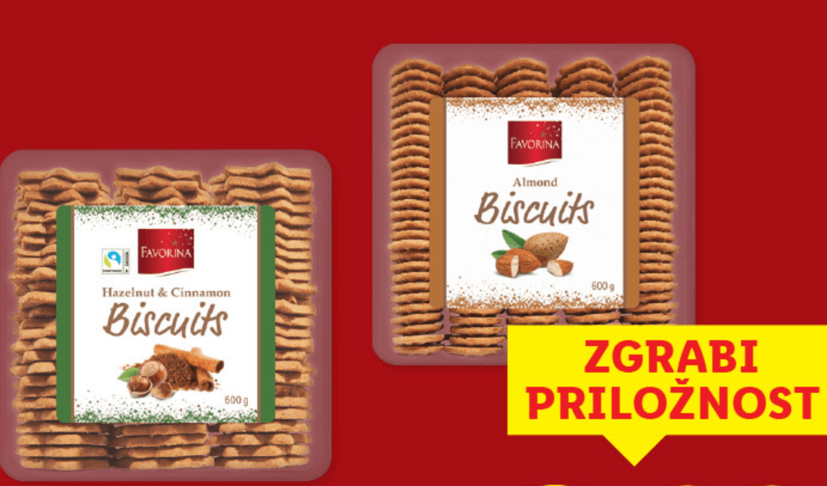 Favorina Praznično pecivo 600 g - Akcija v trgovini Lidl
