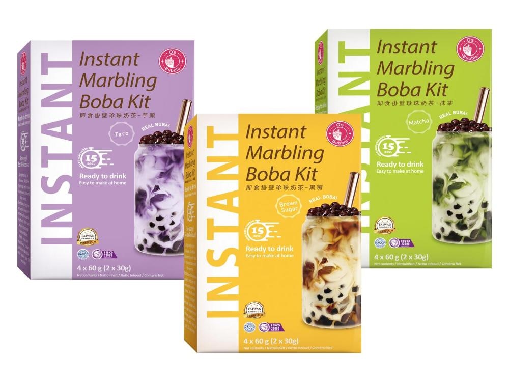 O's Bubble Komplet za pripravo čaja Boba 4 x 60 g - Akcija v trgovini Lidl