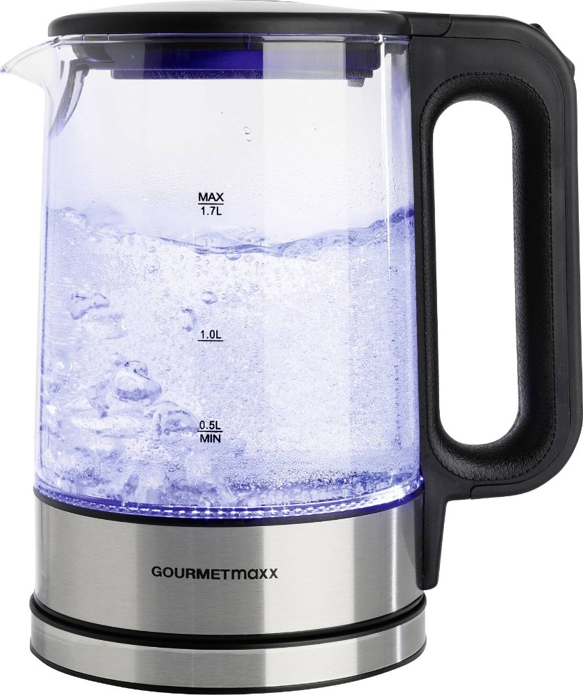 GOURMETMAXX Stakleni grelnik vode 1,7 litra - Akcija v trgovini Mueller