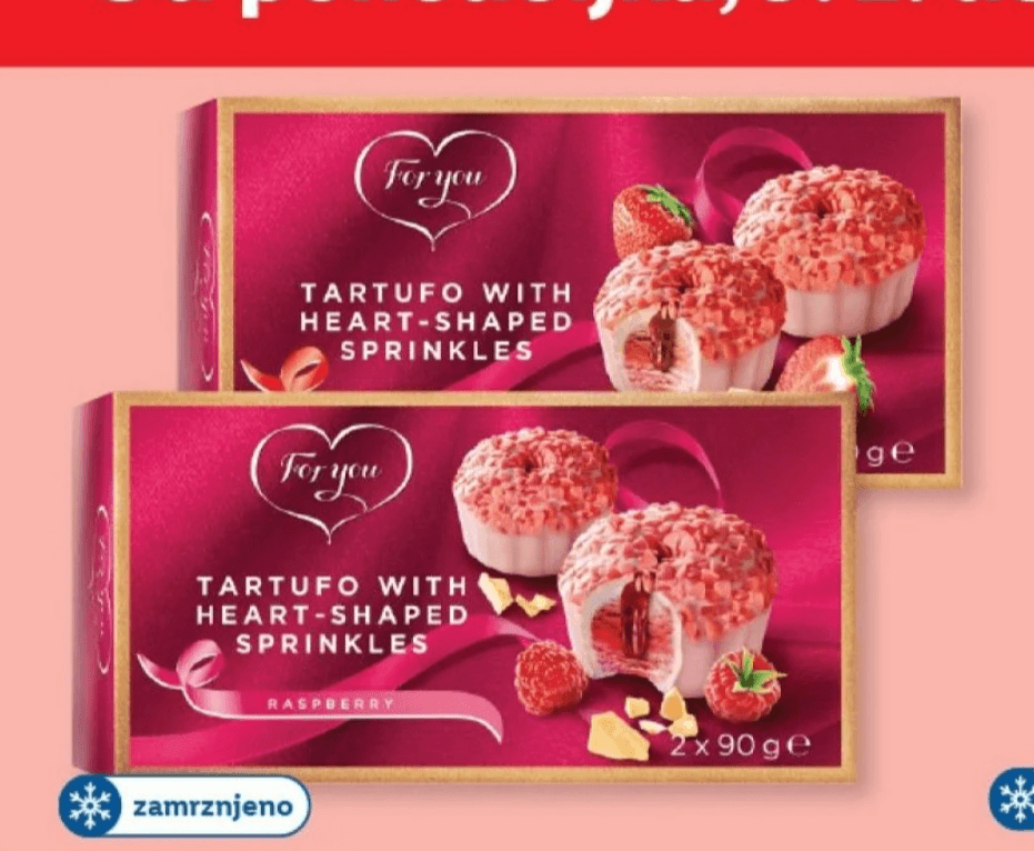 „Tartufo“ sladoledni desert 2 x 90 ge FOR YOU - Akcija v trgovini Lidl