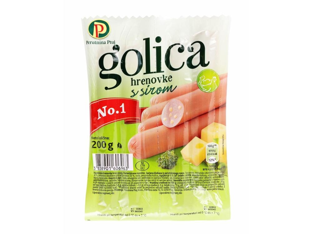 Hrenovke Golica več vrst in gramatur - Akcija v trgovini Mercator