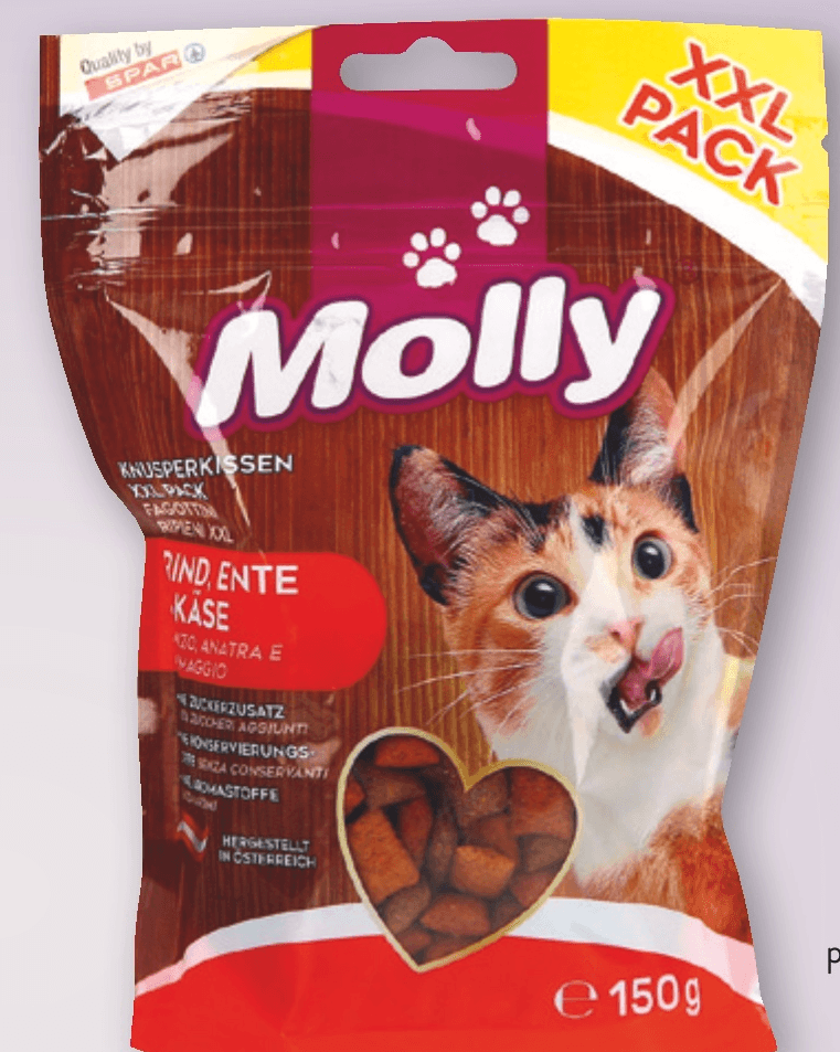 Molly Priboljšek za mačke 150 g - Akcija v trgovini Spar