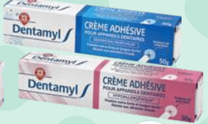 Pričvrstilno lepilo za proteze Dentamyl 50 g - Akcija v trgovini E.Leclerc