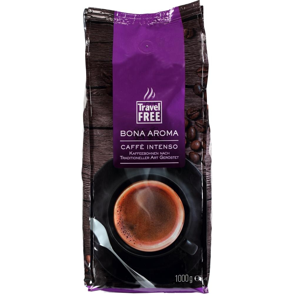 Travel Free Bona Aroma Caffè Intenso 1000 g - Akcija v trgovini Regal Shop
