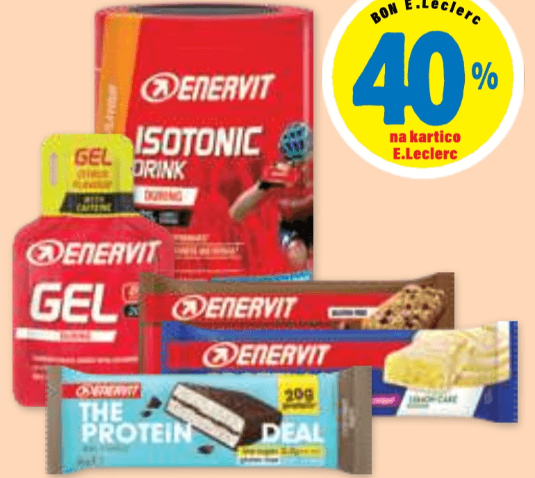 Vsi izdelki Enervit - Akcija v trgovini E.Leclerc
