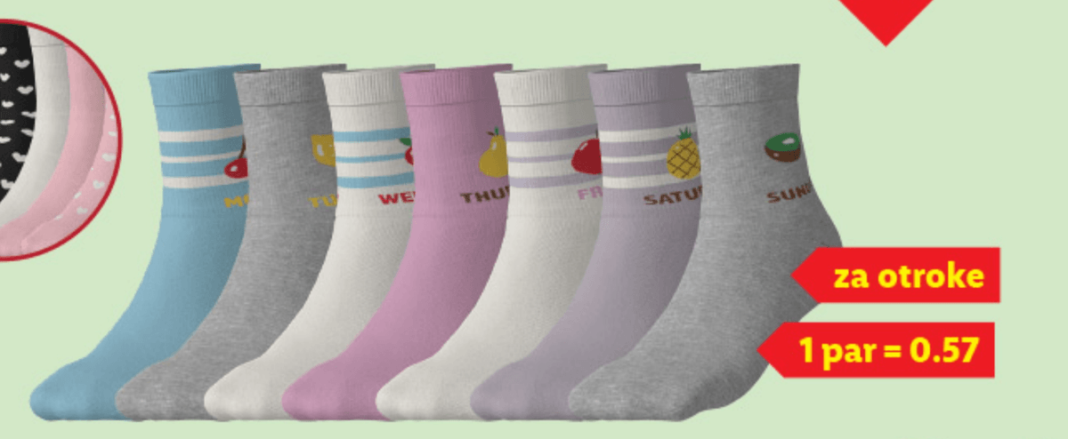 Lupilu/Esmara Nogavice za otroke/malčke 7 parov - Akcija v trgovini Lidl