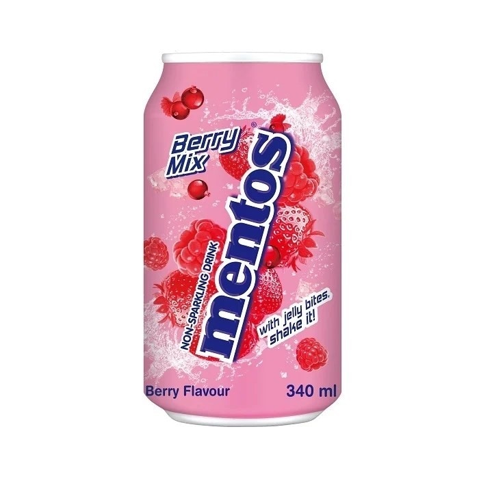 Mentos Berry Mix, Salty Lychee ali Tropical Mix 340 ml - Akcija v trgovini Kompas Shop