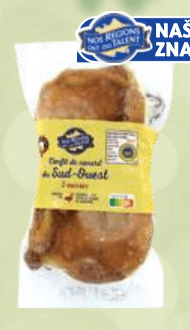 Račje bedro v masti 420 g - Akcija v trgovini E.Leclerc