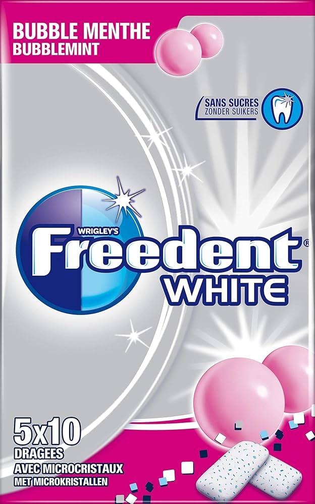 Žvečilni gumi Bubble Mint 70 g Freedent - Akcija v trgovini Eurospin