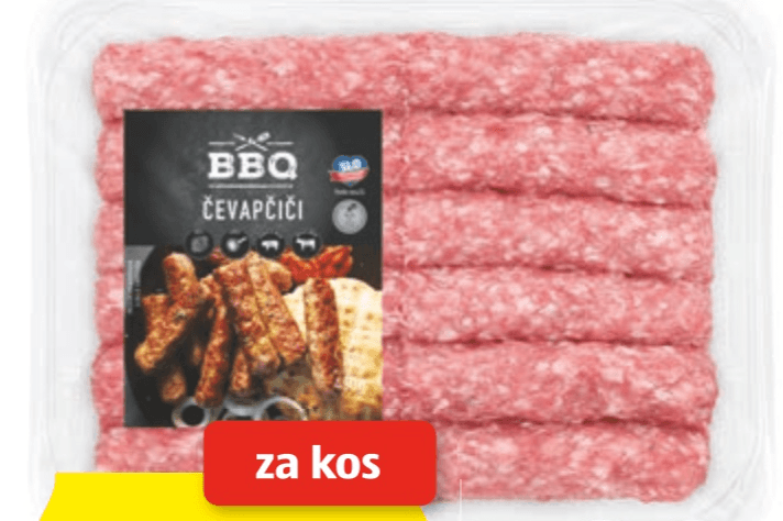 BBQ Čevapčiči 480 g - Akcija v trgovini Hofer