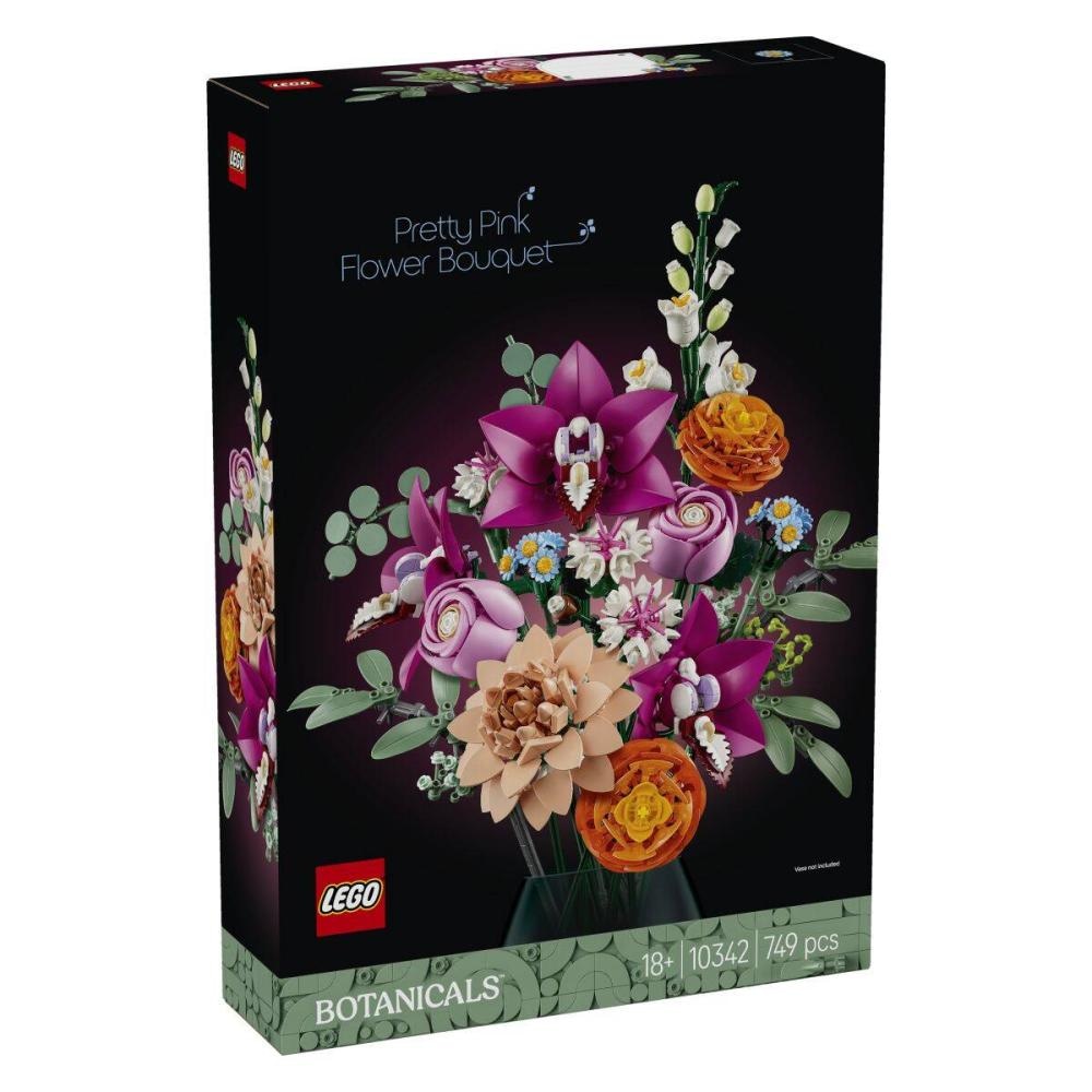 LEGO Botanicals šopek z rožnatimi cvetovi 749 pcs - Akcija v trgovini Regal Shop