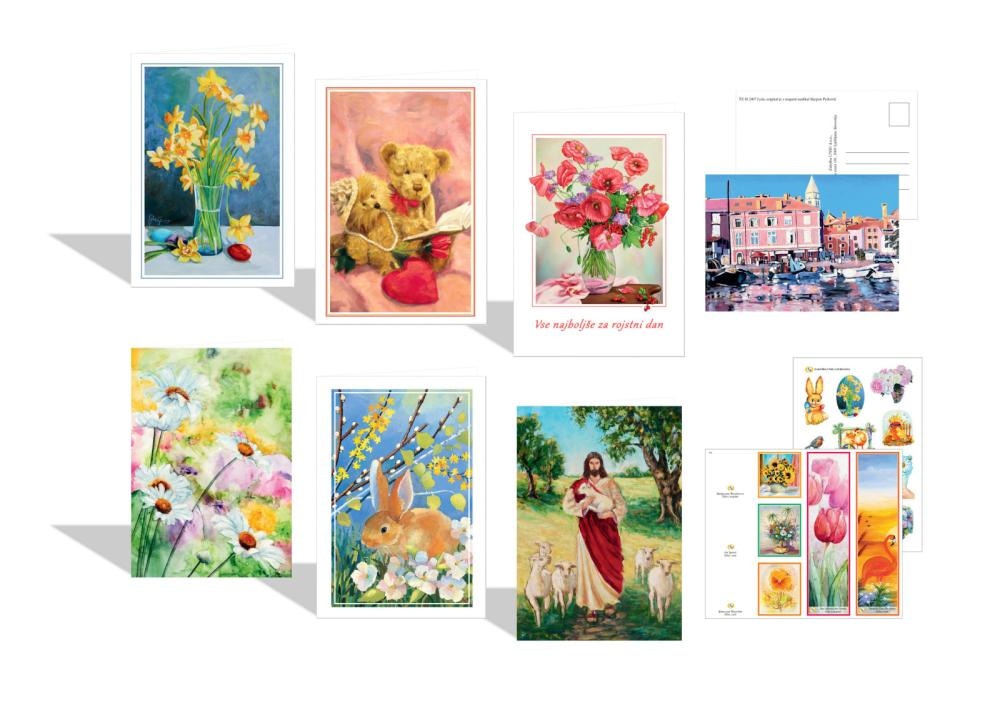 Voščilnice in razglednice - Akcija v trgovini Spar