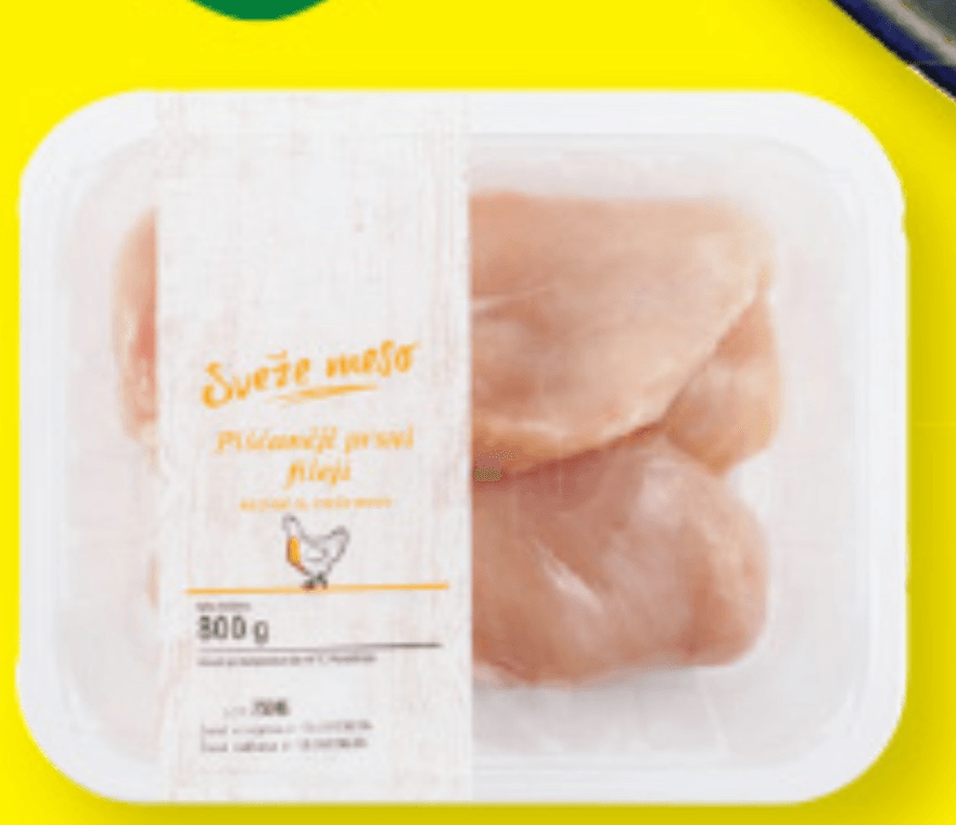 Sveži piščančji prsni fileji 800 g - Akcija v trgovini Lidl