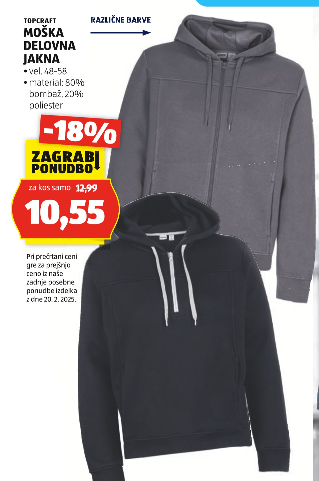 Topcraft Moška delovna jakna - Akcija v trgovini Hofer