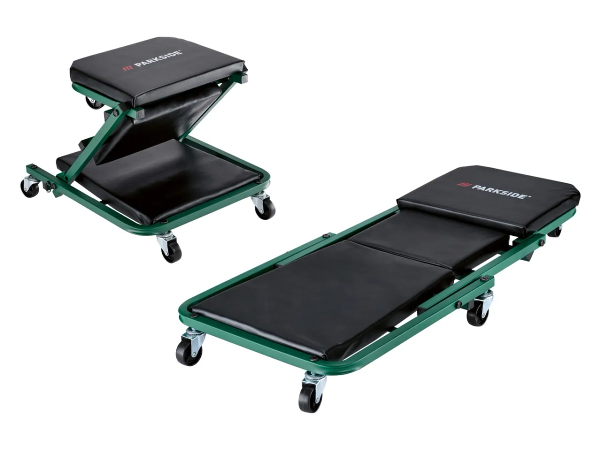 Parkside Montažna deska in stol na kolesih - Akcija v trgovini Lidl