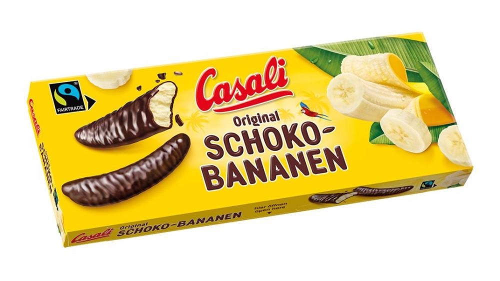 Vse čokoladne bananice Casali - Akcija v trgovini E.Leclerc