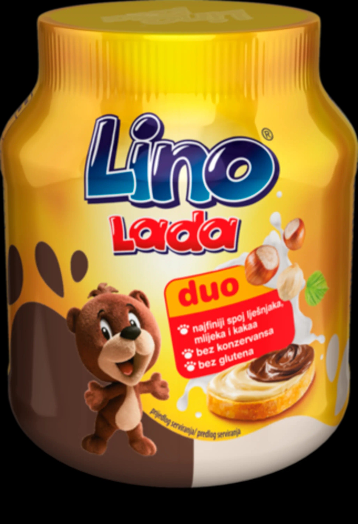 Kremni namaz Lino Lada duo 900 g Podravka Akcija u trgovini Spar