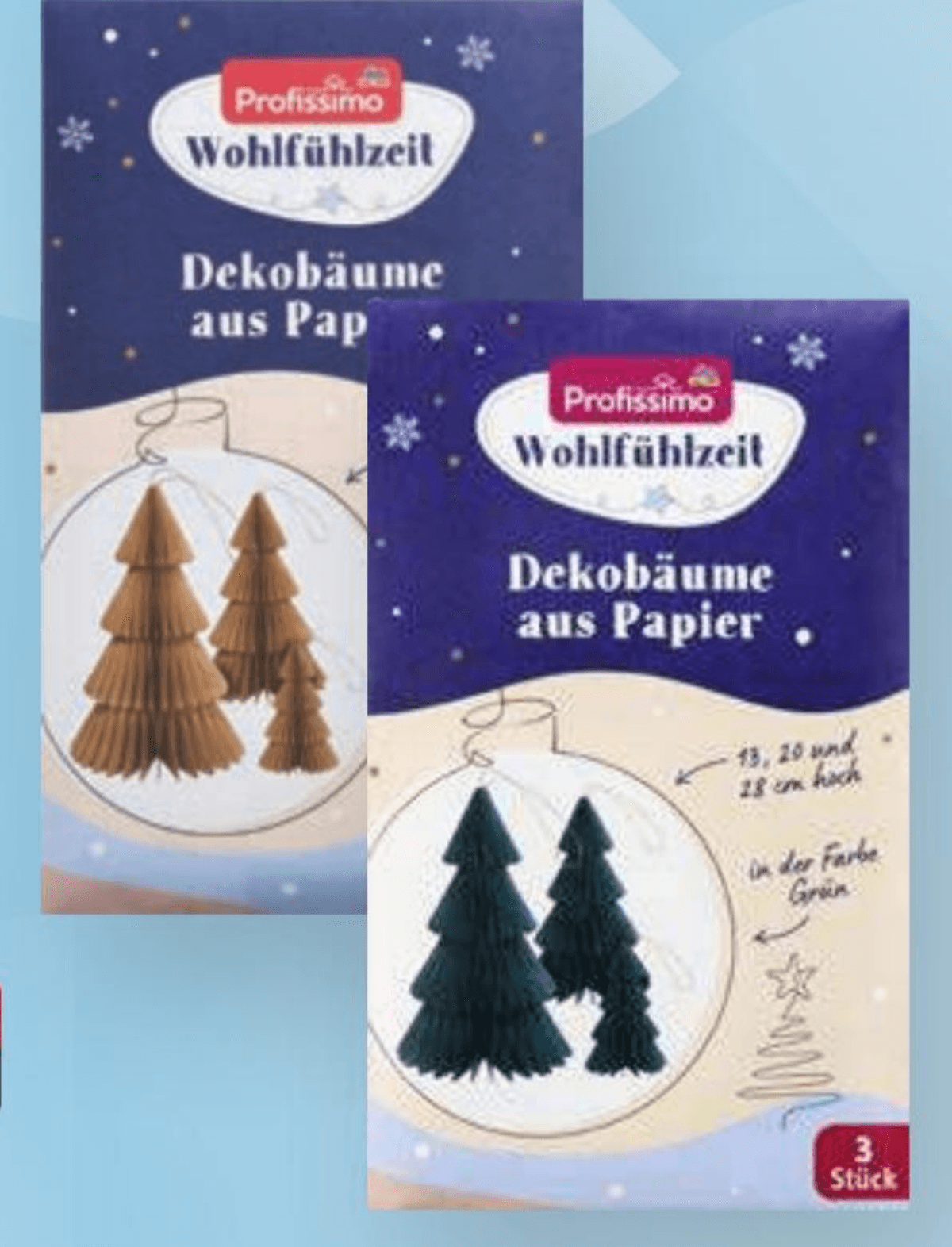 Profissimo Wohlfühlzeit set papirnatih smrečic 3-delni - Akcija v trgovini Dm