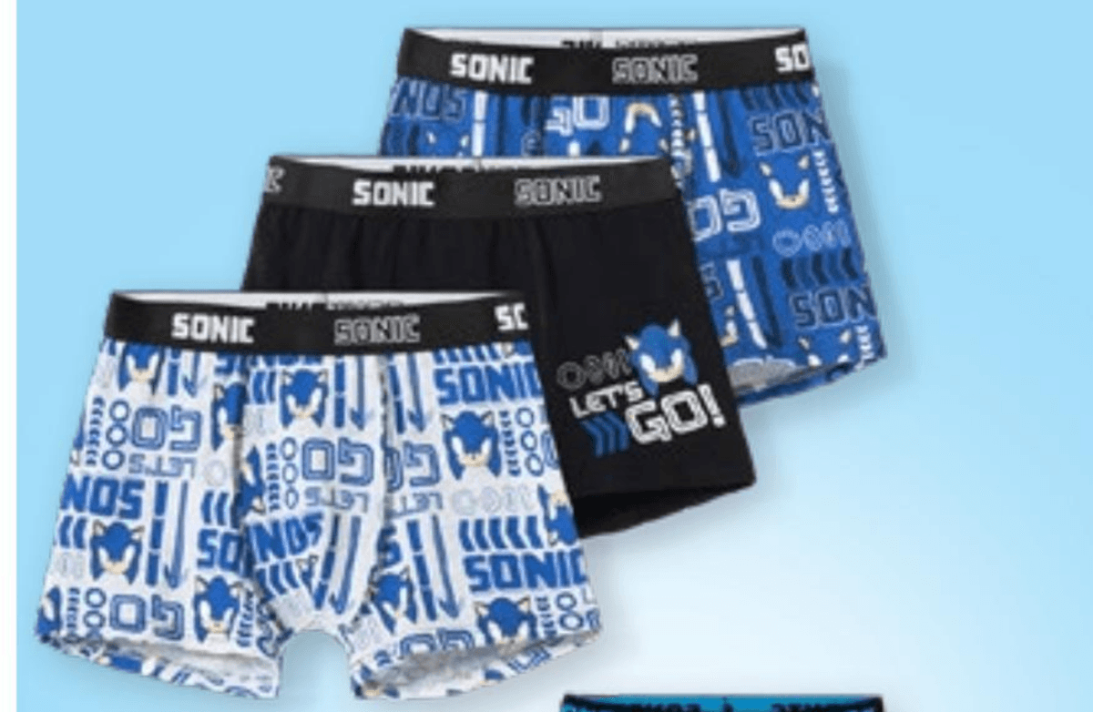Sonic spodnjice 3 kom - Akcija v trgovini Pepco