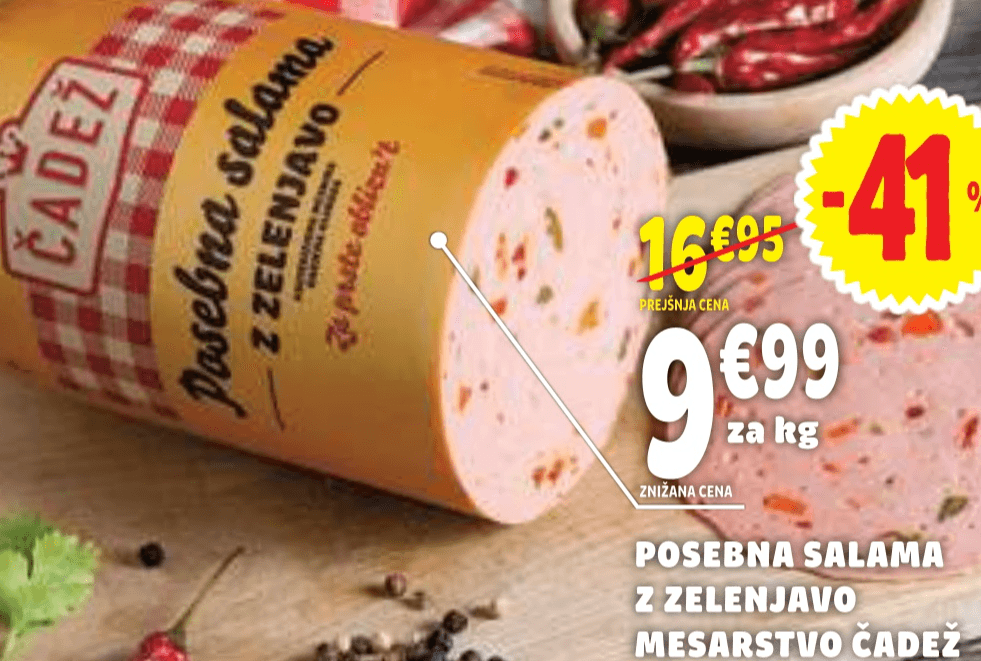Posebna salama MESARSTVO ČADEŽ - Akcija v trgovini E.Leclerc